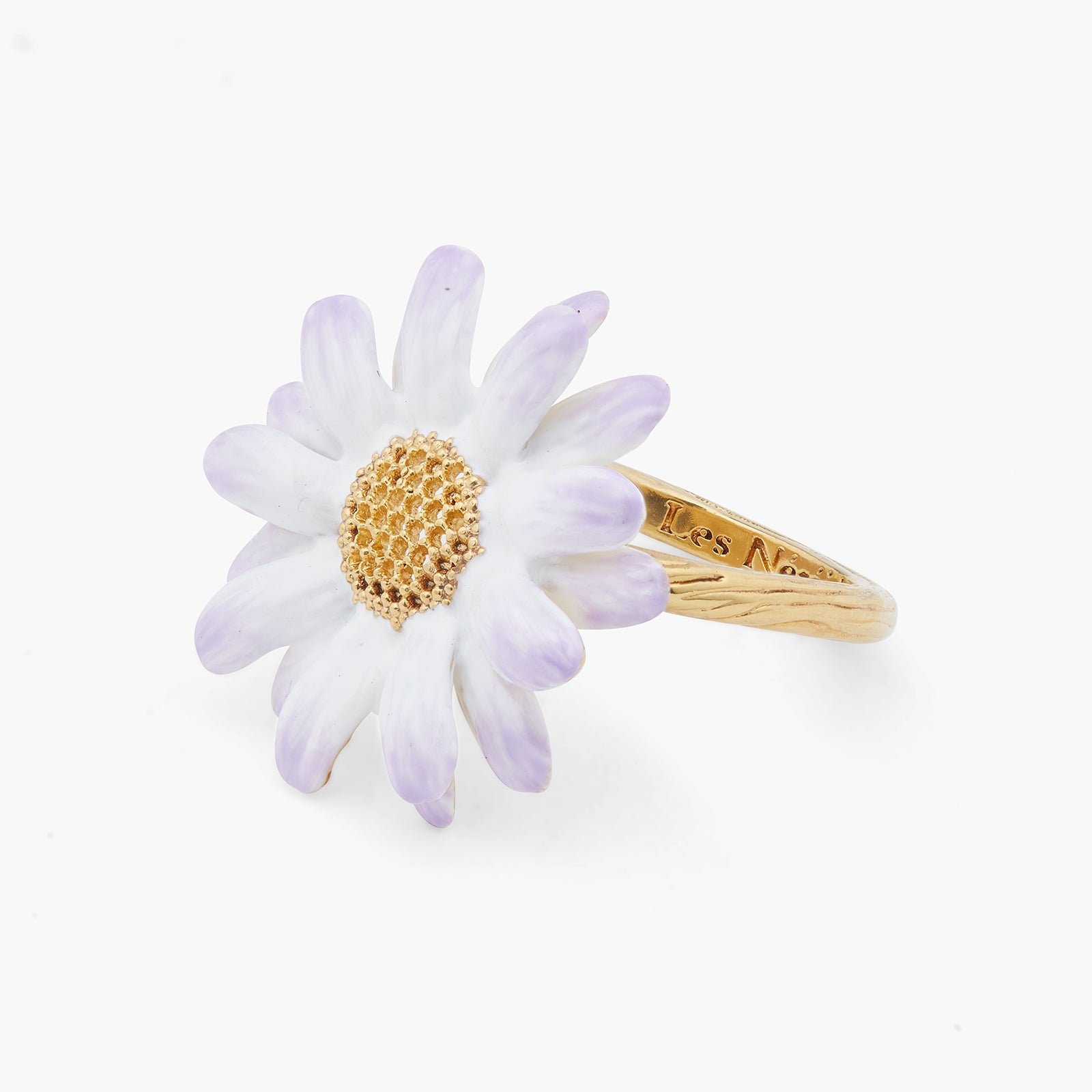 Aster flower fine ring