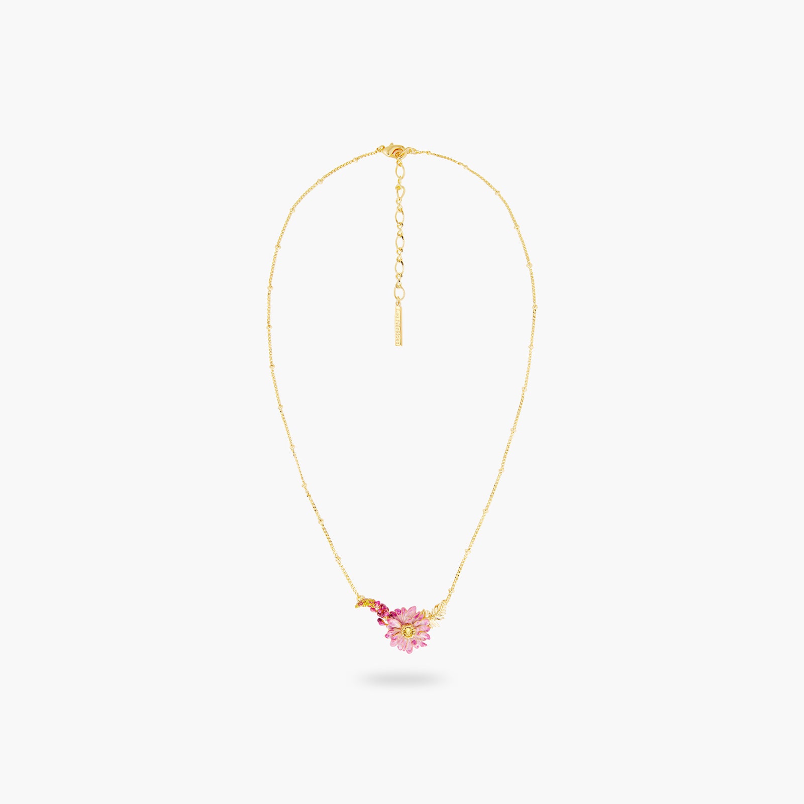 Collier plastron Fleur de Lotus et Lupin